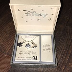Disney Mickey & Minnie Charm Necklace